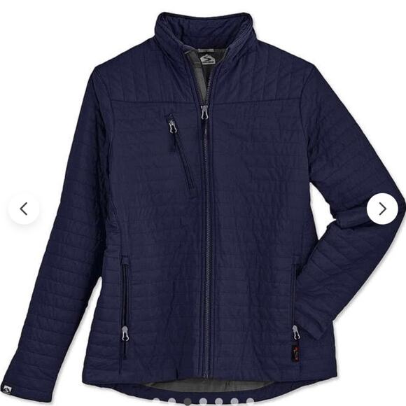 Storm Creek Front Runner Quilted Insulated Pockets Black Jacket Women's Size L - Picture 2 of 13